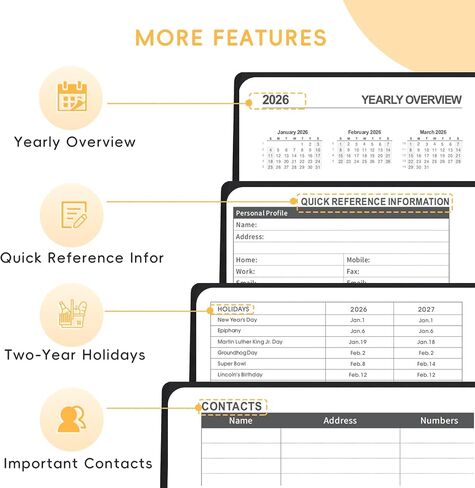 2026 Planner, A5 (5.6"x 8.5") Planner 2026 Jan-Dec, Monthly/Weekly/Daily Tabs with Contacts & Holidays, PU Leather Cover & 100gsm Paper, Organizer for School and Business Supplies (Sage Green) in Saudi Arabia
