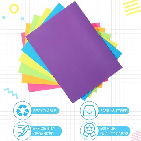 Zubebe 6 Pads 8 × 6 بوصة الملاحظات اللزجة ألوان زاهية ملصقات لزجة كبيرة ملاحظة ذاتية الملاحظة وسادات مربعة المذكرة in Saudi Arabia