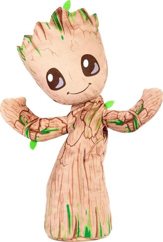 Mattel Marvel Plush ، Dancing Groot Groot Engling Engling Toy ، طوله 13 بوصة مع الصوت ، والعبارات ، وحركات الموسيقى والرقص in Saudi Arabia