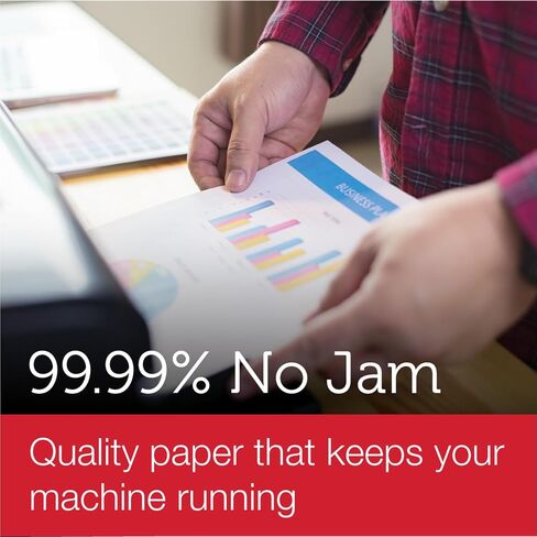 Office Depot® Multi-Use Paper & Copy Paper ، 5 Reams ، White ، Letter (8.5 "× 11") ، 2500 ورقة لكل حالة ، 20 رطل ، 96 Brigh in Saudi Arabia