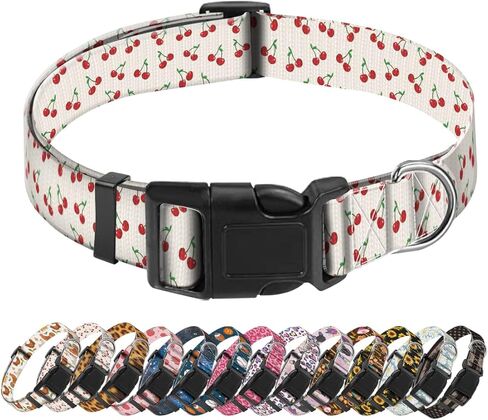 طوق الكلاب ، طوق الكلب لطيف للكلاب الصغيرة المتوسطة الصغيرة ، أطواق الحيوانات الأليفة الناعمة القابلة للتعديل مع مشبك سرعان in Kuwait