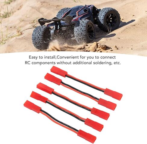JST أنثى إلى JST أنثى الموصل 22AWG 2 بوصة RC المحرك ESC التحويل الكابل محول سلك محول RC CAR in Saudi Arabia