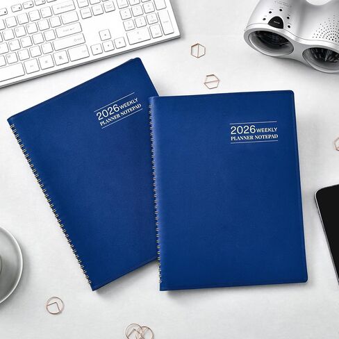 2026 Planner - Planner 2026 Weekly and Monthly, 11.38'' x 8.74'', 2026 Calendar Leather Planner, JAN 2026 - DEC 2026, Daily Hourly Appointment Book, To Do List, Monthly Tabs, Faux Soft Leather, Back Pockets - Brown in Kuwait