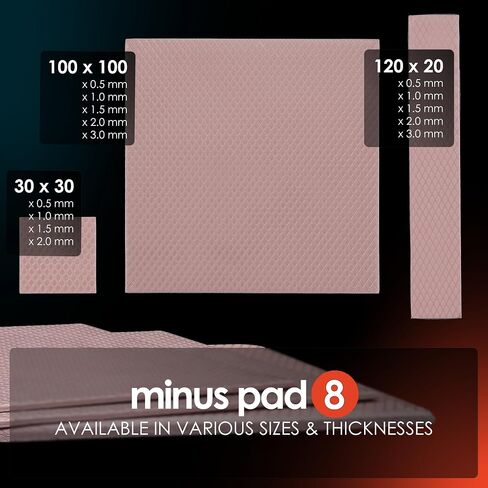 Thermal Grizzly Minus Pad 8-100 × 100 × 1 mm in Saudi Arabia