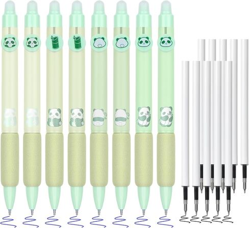 Baytory 18PCS Ambelable Ambels ، 8pcs أقلام الحبر الأزرق و 10pcs عبوات سوداء ، قلم لطيف قابل للسحب مع ممحاة ، نقطة دقيقة 0.5 ملم ، قلم حبر هلام جاف سريع ، لألغاز الكلمات المتقاطعة (الوردي) in Saudi Arabia