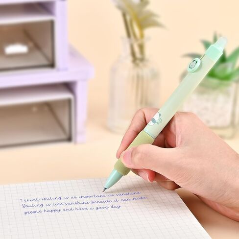 Baytory 18PCS Ambelable Ambels ، 8pcs أقلام الحبر الأزرق و 10pcs عبوات سوداء ، قلم لطيف قابل للسحب مع ممحاة ، نقطة دقيقة 0.5 ملم ، قلم حبر هلام جاف سريع ، لألغاز الكلمات المتقاطعة (الوردي) in Saudi Arabia