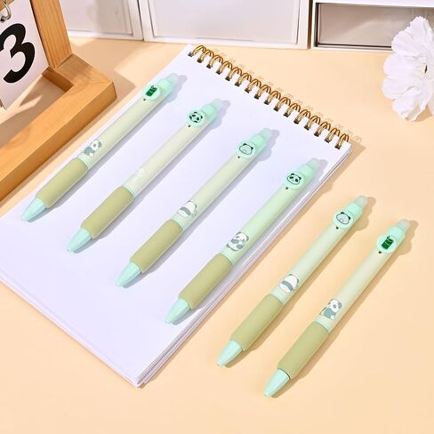 Baytory 18PCS Ambelable Ambels ، 8pcs أقلام الحبر الأزرق و 10pcs عبوات سوداء ، قلم لطيف قابل للسحب مع ممحاة ، نقطة دقيقة 0.5 ملم ، قلم حبر هلام جاف سريع ، لألغاز الكلمات المتقاطعة (الوردي) in Saudi Arabia
