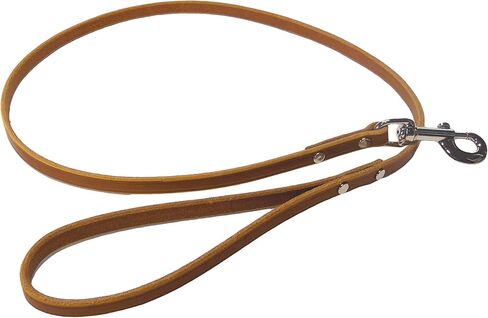 Warner Cumberland Leather Snap Leash (6 Foot, Black) in Saudi Arabia