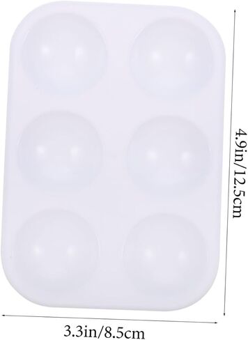 Generic 12Pcs Durable Plastic Artist Mixing Trays Convenient Watercolor for Painting and Color Mixing Supplies for Home Classroom and Creative Projects in Saudi Arabia