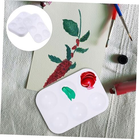 Generic 12Pcs Durable Plastic Artist Mixing Trays Convenient Watercolor for Painting and Color Mixing Supplies for Home Classroom and Creative Projects in Saudi Arabia