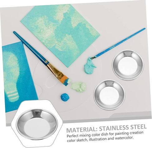jojofuny 10Pcs Watercolor Mixing Tray Lightweight Drawing for Mixing for Artists and Home Use Convenient Pigment for Illustration in Saudi Arabia