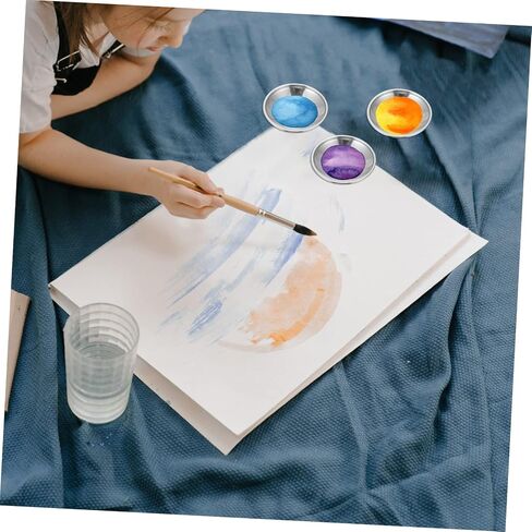 jojofuny 10Pcs Watercolor Mixing Tray Lightweight Drawing for Mixing for Artists and Home Use Convenient Pigment for Illustration in Saudi Arabia