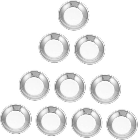 Homoyoyo 10pcs فني رسم صينية خلط طبق لمشاريع الطلاء بالألوان المائية واستخدام المدارس للطلاب والفنانين سهلة التنظيف للتصميم المحمول in Saudi Arabia