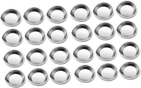 LIFKOME 30pcs Stainless Steel Painting Tray Multi Function Watercolor Plates for Artists Easy to Clean Color Mixing Board with Smooth Surface Durable Versatile Art Supplies in Saudi Arabia