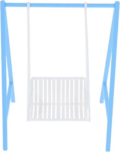 BESPORTBLE Miniature Dollhouse Swing Chair: 1:12 Scale Plastic Dollhouse Furniture Accessories for DIY Fairy Garden Playground Garden Park Scenes in Saudi Arabia