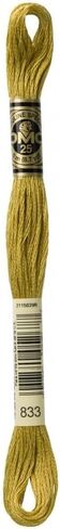 DMC Stranded Cotton Embroidery Thread 833 - per Skein in Saudi Arabia