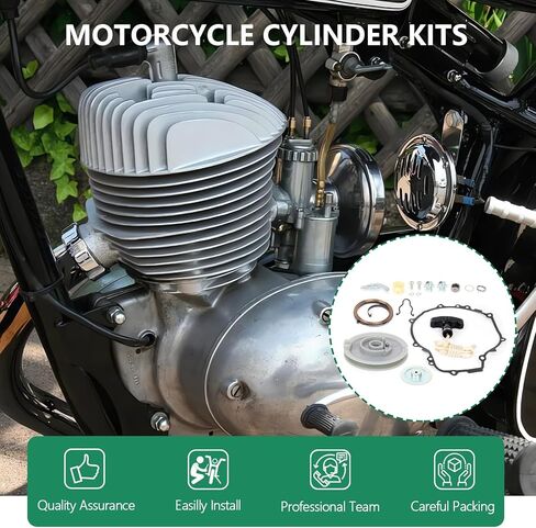 رؤوس أسطوانات المحرك SCITOO مناسبة لهوندا S65 SL70 XL70 XR70R C70 CL70 CRF70F CT70 حلقات المكبس الأسطوانية الجديدة ومجموعة الحشيات in Kuwait