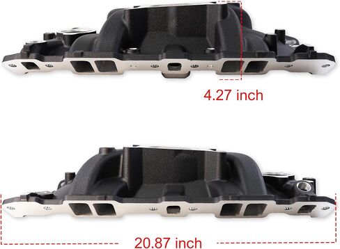 طائرة مزدوجة من الألومنيوم متعددة السحب متوافقة مع محرك Chevy SBC صغير الكتلة V8 305 327 350 383 2701 in Kuwait