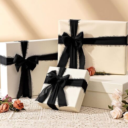 شريط شيفون فال ، 3 لفات شمبانيا بيج بيج لغطاء الهدايا ، وأشرطة الشيفون 1.5 "× 7YD محددة لحفل الزفاف ، والباقة باقات ، ودعوات الزفاف ، ودعوات الزفاف ، وحرف ديي in Kuwait