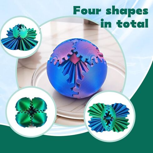 3D Printed Dragon Egg Toy, Fidget Toys for Children, Easter Gift for Adults with Stress, Autism, ADHD, Perfect Easter Basket Stuffer (4 PCS) in Kuwait
