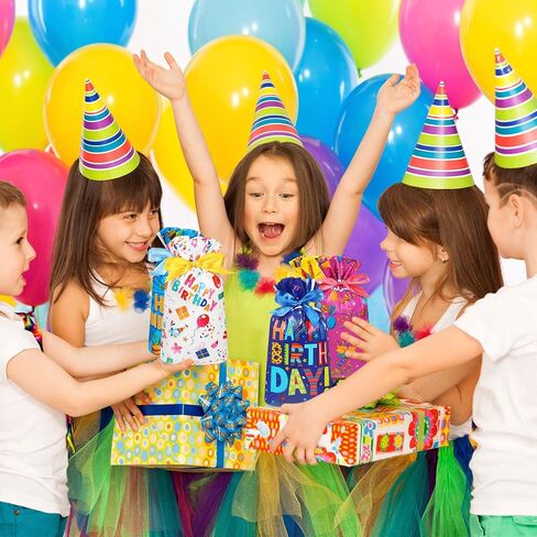 Pasimy 50 pcs عيد ميلاد أكياس عيد ميلاد عيد ميلاد الأكياس حقيبة هدية عيد ميلاد حقيبة عيد ميلاد ملونة حلقة عيد ميلاد بلاستيك حقيبة جيدة الحلوى لمستلزمات حفلة عيد الميلاد in Saudi Arabia