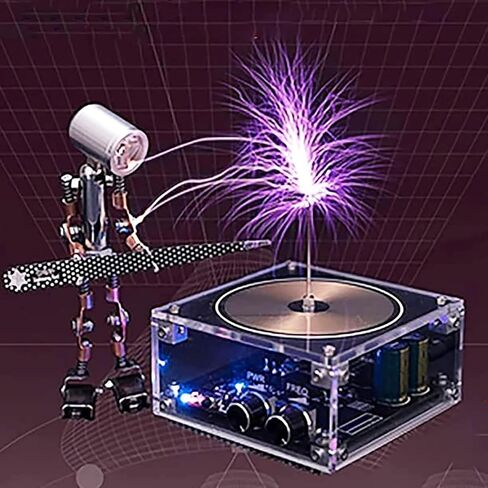Musical Tesla Coil Speaker Bluetooth Music Tesla Coil Cool Gadgets Arc Plasma Loudspeaker Wireless Transmission Experiment Desktop Toy Model Science Education Tesla Toy in Saudi Arabia