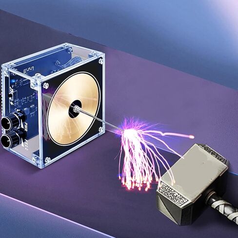 Musical Tesla Coil Speaker Bluetooth Music Tesla Coil Cool Gadgets Arc Plasma Loudspeaker Wireless Transmission Experiment Desktop Toy Model Science Education Tesla Toy in Saudi Arabia