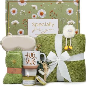 get well gifts for women after surgery,sympathy gifts for loss of loved one,self care gifts for women,get well basket,Sympathy,Condolences Gift Basket for Friend(Green) in Kuwait