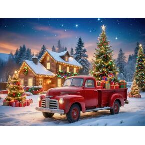 MBNTJHT Christmas Diamond Art Kits for Adults,Santa Claus and Mouse 5D Round Drill Diamond Painting Kits for Adult Beginners,DIY Crystal Art Painting Crafts for Home Wall Decor 14X14 Inch. in Saudi Arabia