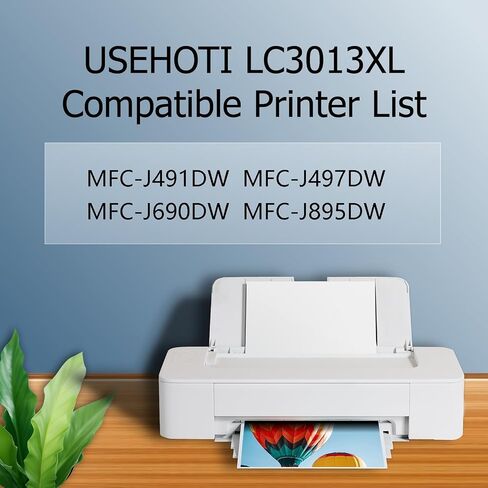خراطيش حبر LC3013 XL متوافقة مع Brother LC3011 LC3013-بديل عالي العائد لـ MFC-J497DW ، J491DW ، J690DW ، J895DW PRINTERS-4 Pack (Black ، Cyan ، Magenta ، Yellow) in Saudi Arabia