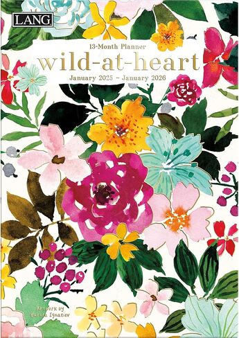Lang Companies ، Wild at Heart 2026 Planner ، 8.5 'x 12' '، تقويم مدته 12 شهر in Saudi Arabia