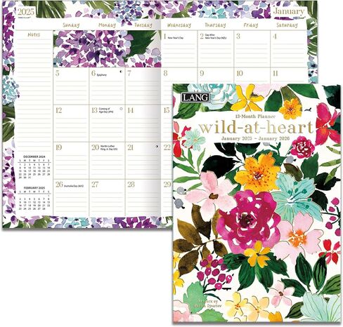Lang Companies ، Wild at Heart 2026 Planner ، 8.5 'x 12' '، تقويم مدته 12 شهر in Saudi Arabia