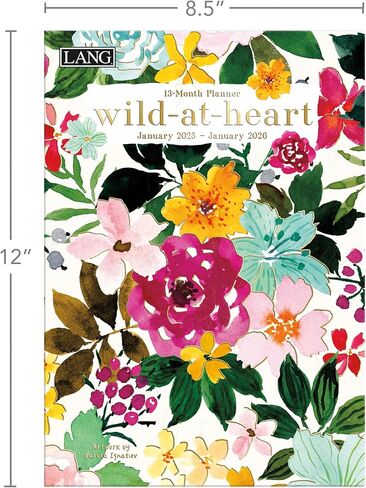 Lang Companies ، Wild at Heart 2026 Planner ، 8.5 'x 12' '، تقويم مدته 12 شهر in Saudi Arabia