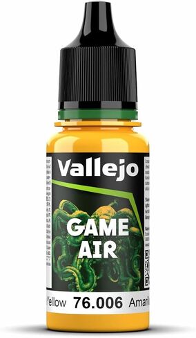 Vallejo AV Game Air 18ml - Sun Yellow Model paint, VAL76006 in Saudi Arabia