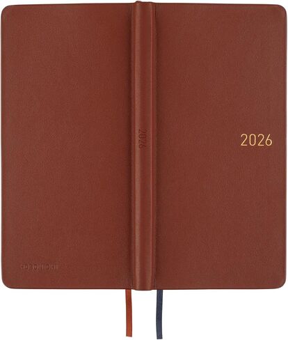 Hobonichi Techo 2026 Weeks - Leather: Wine Brown (English ، Tall & Slim ، Start) in Saudi Arabia