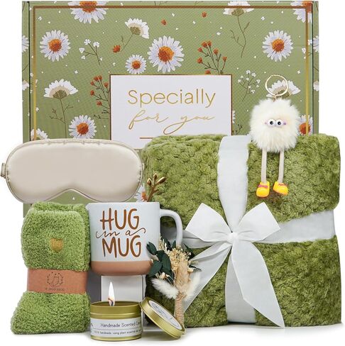 get well gifts for women after surgery,sympathy gifts for loss of loved one,self care gifts for women,get well basket,Sympathy,Condolences Gift Basket for Friend(Green) in Kuwait