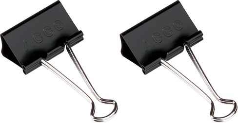 ACCO Binder Clips, Mini, 1 Box, 12 Clips/Box (72010) in Saudi Arabia