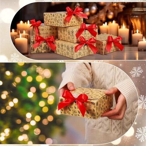 صناديق هدايا Amsoingspark 24 PCS مع أغطية 4.5 "x4.5" X2 in Saudi Arabia