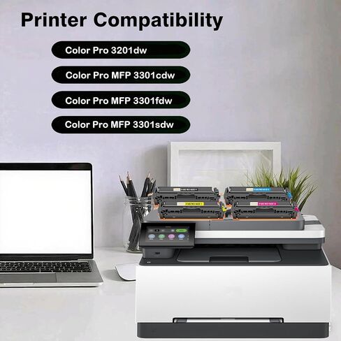 218x 218A خراطيش الحبر مع بديل متوافق مع HP 218x من خراطيش الحبر HP 218x 4 لتلويات HP LaserJet Pro MFP 3301FDW TONER 3301CDW 3301SDW 3201DW PRINTER W2180A W2180X BCMY in Saudi Arabia