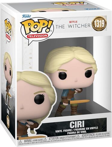 فونكو بوب! TV: Witcher - Ciri with Sword - The Witcher - Finyl Figure - فكرة الهدية - البضائع الرسمية - للأطفال والكبار - عشاق التلفزيون - نموذج نموذج لهواة الجمع والعرض in Saudi Arabia