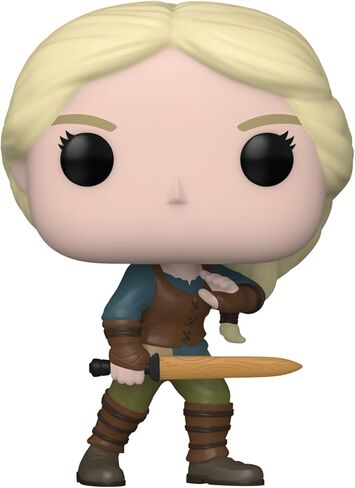 فونكو بوب! TV: Witcher - Ciri with Sword - The Witcher - Finyl Figure - فكرة الهدية - البضائع الرسمية - للأطفال والكبار - عشاق التلفزيون - نموذج نموذج لهواة الجمع والعرض in Saudi Arabia