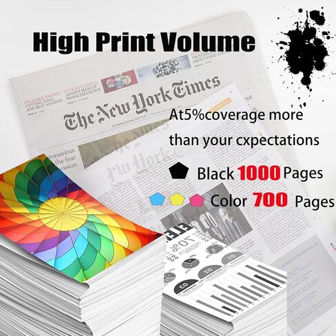 964 XL حبر خراطيش عالية العائد متوافق مع HP OfficeJet Pro 9020 9025 9010 9015 9019 إعادة ملء Combo Pack Printers Clostridge ، حزمة مزيج × 4 in Saudi Arabia