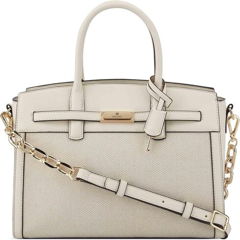 Nine West dax Jetset Satchel, Natural Saddle TAN in Kuwait
