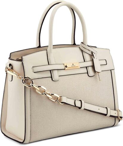 Nine West dax Jetset Satchel, Natural Saddle TAN in Kuwait