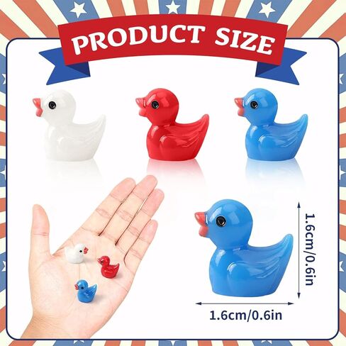 100 Pcs Christmas Mini Ducks, Luminous Glitter Ducks Mini Resin Duck Glow in Dark Christmas Hat Duck Ornament for Xmas DIY Craft Home Party Favors Decorations in Kuwait