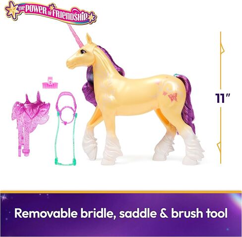 أكاديمية يونيكورن ، قوة الصداقة مع سرج آند بريدل الشفاف ، 11 "، ألعاب الدمى واليونيكورن للفتيات الذين تتراوح أعمارهم بين 4 وما فوق in Kuwait