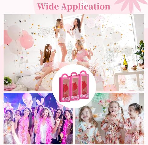 OMISTAR 12 مجموعة صناديق هدايا دمية وردية ، بما في ذلك 12 صناديق Goodie Pink و 12 نظارة شمسية القلب ، حزب البكالوريوس. in Saudi Arabia