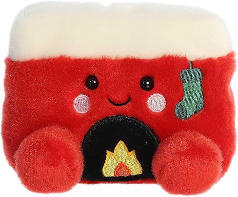 Aurora® Festive Palm Pals ™ Cozy Fireplace ™ محشو بالحيوان - اللعب بحجم الجيب - متعة قابلة للتحصيل - Red 5 Batses in Saudi Arabia