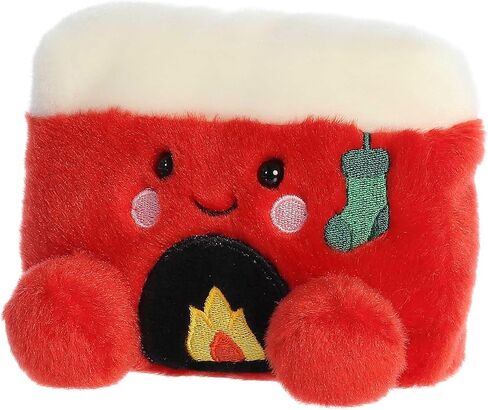 Aurora® Festive Palm Pals ™ Cozy Fireplace ™ محشو بالحيوان - اللعب بحجم الجيب - متعة قابلة للتحصيل - Red 5 Batses in Saudi Arabia