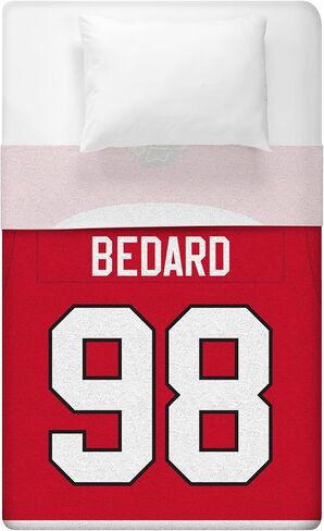 بطانية راشيل القطيفة من Sleep Squad Detroit Red Wings Rally Al مقاس 60 بوصة × 80 بوصة - غطاء فائق النعومة من NHL Mascot in Kuwait